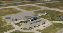 Hay River Airport (CYHY), seaplane base and heliport scenery for X-Plane 12 by CFSS — screenshot 2