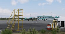 Hay River Airport (CYHY), seaplane base and heliport scenery for X-Plane 12 by CFSS — screenshot 11